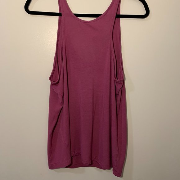 Aritzia Community fuchsia tank top, size M - Picture 2 of 4